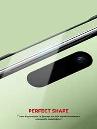 Захисне скло для Apple iPhone 17 Pro, Corning Black Icon, преміум якість, протиударне, загартоване, 2.5D скло, глянцеве, 9H, ультратонке, з олеофобним покриттям, з антистатичним шаром, сумісність з чохлами, ArmorStandart (ARM88499) - мініатюра 3
