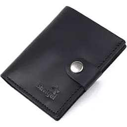 Чоловіче шкіряне портмоне SHVIGEL 8,5х10х1 см acs0022436