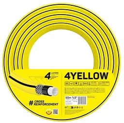 Шланг садовий 4YELLOW 1/2" 50м 4 шари до 20бар -10…+50°C Cellfast sad0001980 - мініатюра 2