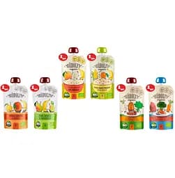 Набор каши и пюре Rudolfs Travel Box, 660 г (6 шт. по 110 г)