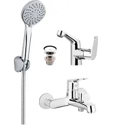 Комплект змішувачів для ванної кімнати Deante Chaber BGCA010M