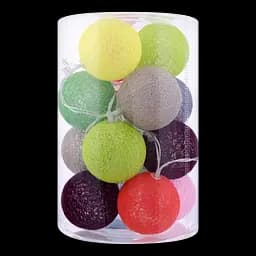 Гирлянда декоративная Offtop, с шариками, 1,8 м (834972)