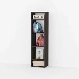 Стелаж для книг Moreli Id A-0071 390x1439x299 мм Венге темний (id27-0000-71-venge)