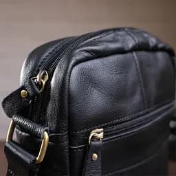 Чоловіча шкіряна сумка Vintage 18х21х5,5 см 000154032 - мініатюра 7