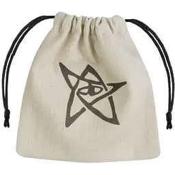 Мішечок для кубиків Q-Workshop Call of Cthulhu Beige & black Dice Bag (BCTH101)