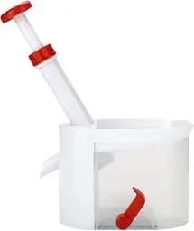 Вишнечистка машинка для удаления косточек из вишни, черешни, маслин с контейнером для сбора косточек, A-plus Белый 84154