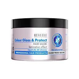 Маска для фарбованого волосся Блиск та Захист Revuele 500 мл