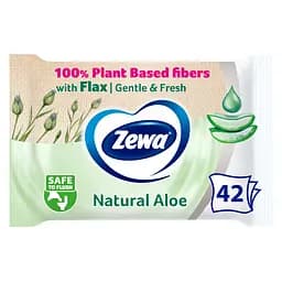 Влажная туалетная бумага Zewa Aloe Vera Moist 42 шт.