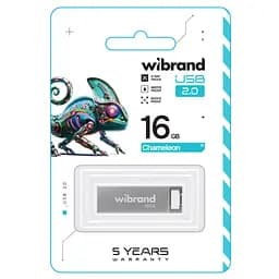 Flash Wibrand USB 2.0 Chameleon 16Gb Silver - мініатюра 2