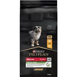 Сухий корм для цуценят та молодих собак середніх порід Purina Pro Plan Puppy Medium, з куркою, 12 кг (12375807)