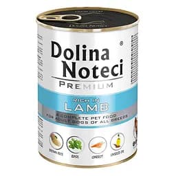 Консерва Dolina Noteci Premium 400г для собак з ягням, овочами та рисом