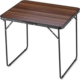 Кемпінговий стіл Outtec 80x60x70см розкладний коричневий - мініатюра 2