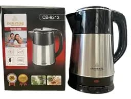 Електрочайник Crownberg CB-9213 2200В 1.8л Чорний/Нержавійка