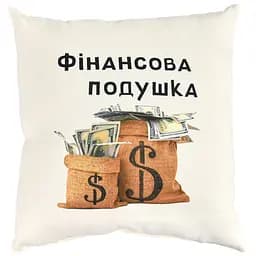 Подушка Strateg микровелюр Финансовая подушка безопасности 35х35 см молочный (61584)