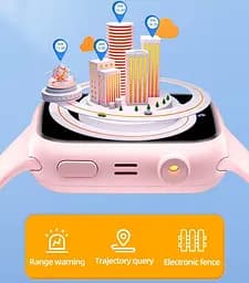 Дитячий смарт годинник-телефон Lemfo Y16 з ліхтариком, GPS трекером, Wi-Fi, функцією прослуховування та дзвінками До 4 днів роботи Синій - мініатюра 11