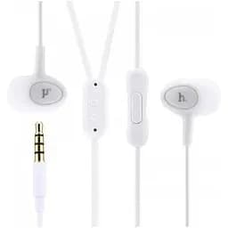 Наушники Hoco M3 with mic проводные с кнопкой белые 6957531031857 6957531031857