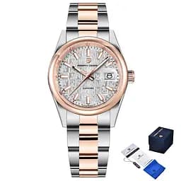 Наручний годинник чоловічий PD-1794M Silver-Rose Gold-White Pagani Design acs0031244