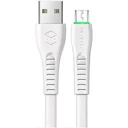 Кабель Mcdodo Flying Fish Series Micro USB Data Cable with LED Light 1,2 м CA-6750 Белый