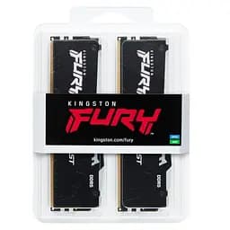 Модуль пам'яті для комп'ютера DDR5 64GB (2x32GB) 5600 MHz Beast RGB Kingston Fury (ex.HyperX) (KF556C36BBEAK2-64) - мініатюра 5
