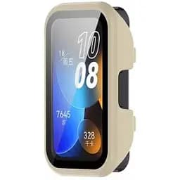 Чохол-накладка DK CDK для Huawei Band 10 Пластик Gloss Glass Full Cover (016251) (ivory) - мініатюра 3