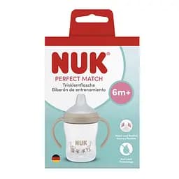 Поїльник з ручкою Nuk  Perfect Match Learner Cup 150 мл мавпа (3954236) - мініатюра 4