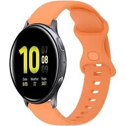 Ремінець силіконовий для смарт-годинника BeWatch Samsung S 20 мм Помаранчевий (101N3S03.1)