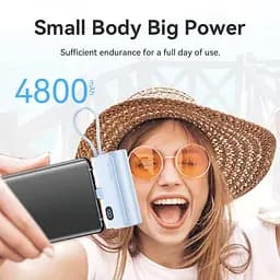 Павербанк Vention Blue 4800 mAh / 22.5 Вт (FHQL0) - мініатюра 3