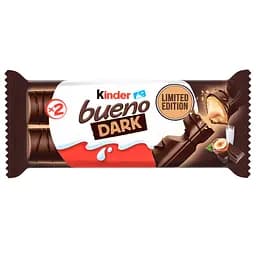 Батончик шоколадний Kinder Bueno Dark 43 г