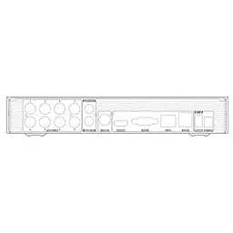 MHD-відеореєстратор 8-канальний 8Mp TVT TD-2108NS-HC-H (77-00418) - мініатюра 3