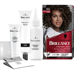 Уцінка. Фарба для волосся Schwarzkopf Brillance відтінок 924 шоколадний кутюр 142.5 мл - мініатюра 4