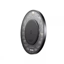 Бездротовий ЗП Baseus Simple 2 15 W CCJJ050001 + Кабель Type-C To Type-C 24 W (1m) - мініатюра 7