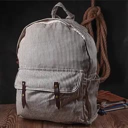 Літній жіночий рюкзак з якісного текстилю. Vintage 32х41х10 см sum0027397 - мініатюра 6