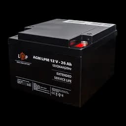 Аккумулятор AGM LPM 12V-26 Ah под болт М5