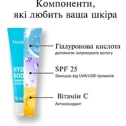 Зволожувальний крем для обличчя SPF 25 Neutrogena Hydro Boost 50 мл (90768400) - мініатюра 5