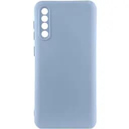 Чехол TPU Getman Liquid Silk Full Camera для Samsung Galaxy A50 (A505F) / A50s / A30s Голубой / Lilac Blue