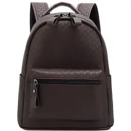 Повседневный женский рюкзак из экокожи 25х30х15 см коричневый (s2255)