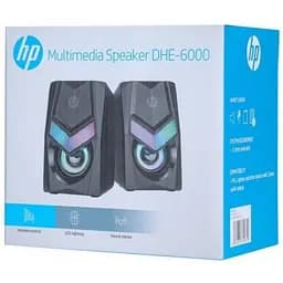 Акустична система HP (DHE-6000) LED RGB Black (DHE-6000) - мініатюра 6