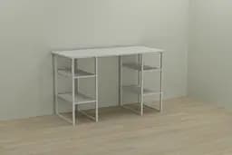 Компьютерный стол Ferrum-decor Карен 75x120x60 белый ДСП Белый 16мм (FRD-102256)