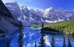 Алмазна мозаїка на підрамнику Озеро в горах 40×50 см 71776_BGLE