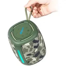 Портативна колонка ретро Kisonli Q17 Bluetooth 1800 mAh 8 Вт Camouflage - мініатюра 3