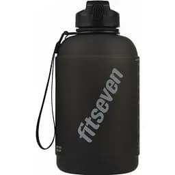Пляшка для води UZspace Fitseven The King Frosted 2.3 л чорна (6069)
