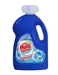 Гель универсальный Multi Power для стирки цветных и белых тканей, 4 л