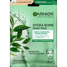 Тканинна маска для обличчя Garnier Skin Naturals Зволоження та Свіжість, 32 г (C5513201)
