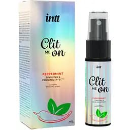Возбуждающий спрей для клитора Intt Clit Me On Peppermint Cooling Effect 12 мл, охлаждающий эффект Intt SO8392 98025