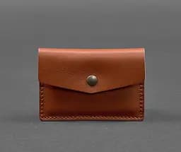 Кожаный кард-кейс 9.0 светло-коричневый краст