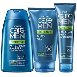 Набір Avon М’який догляд (sh/gel/200ml+ sh/gel/150ml + aft/sh/bl/100ml)