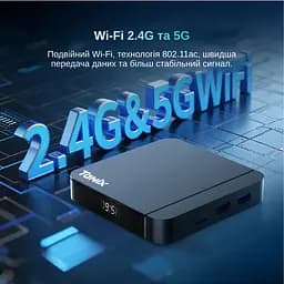 Смарт ТВ-приставка Tanix W2 4/64GB Android (TBW20464B 4500) Чорна - мініатюра 10