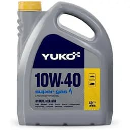 Автомобільна моторна олива Yuko SUPER GAS 10W-40 4л (4820070245332)