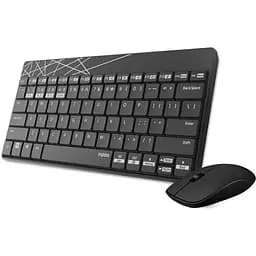 Комплект клавіатура + миша Rapoo 8000M Wireless black [63920] [45023] - мініатюра 2