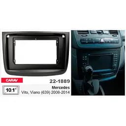 Перехідна рамка Carav Mercedes-Benz Vito, Viano (W639) (22-1889) - мініатюра 5